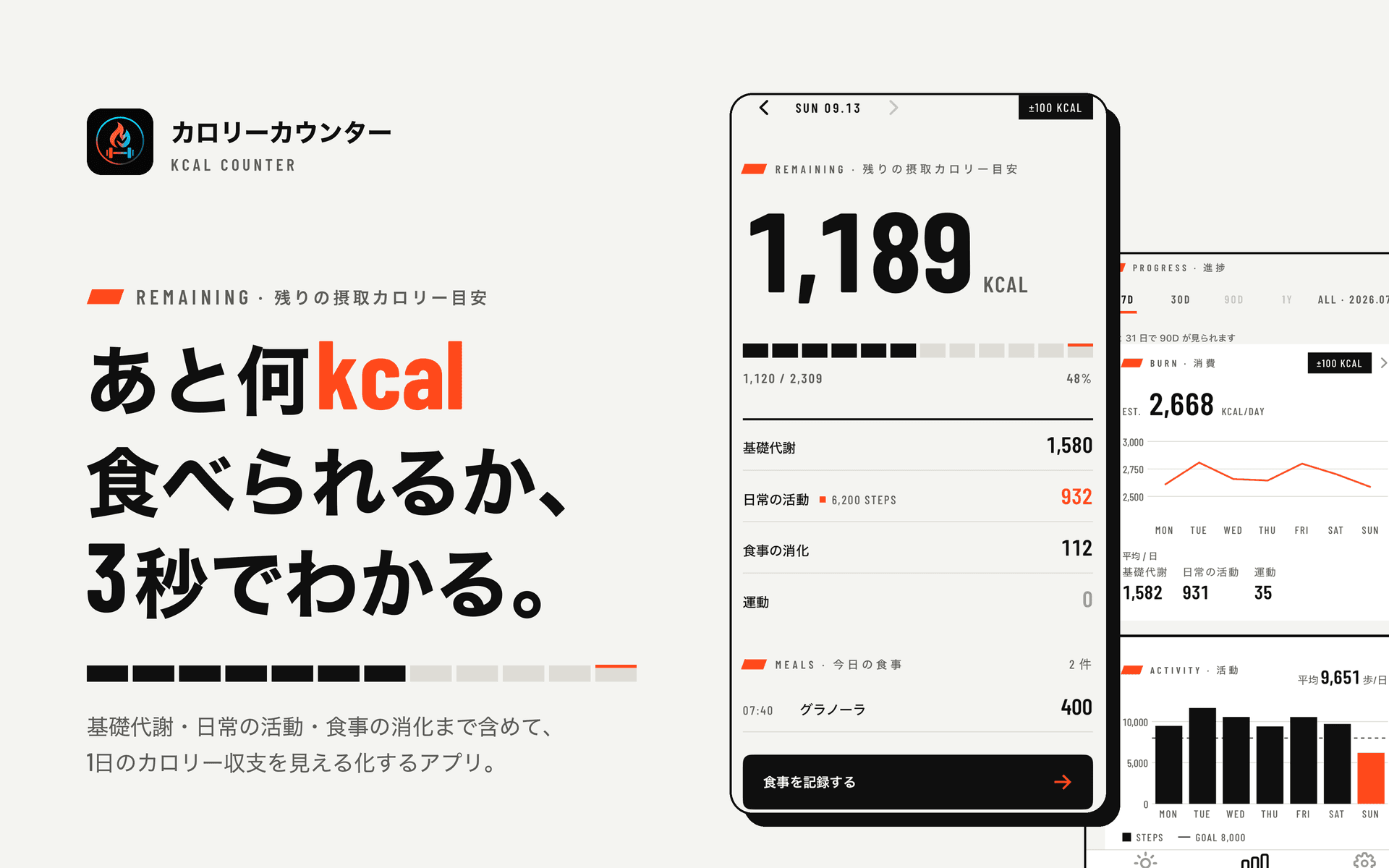 カロリーカウンター 1 / 4